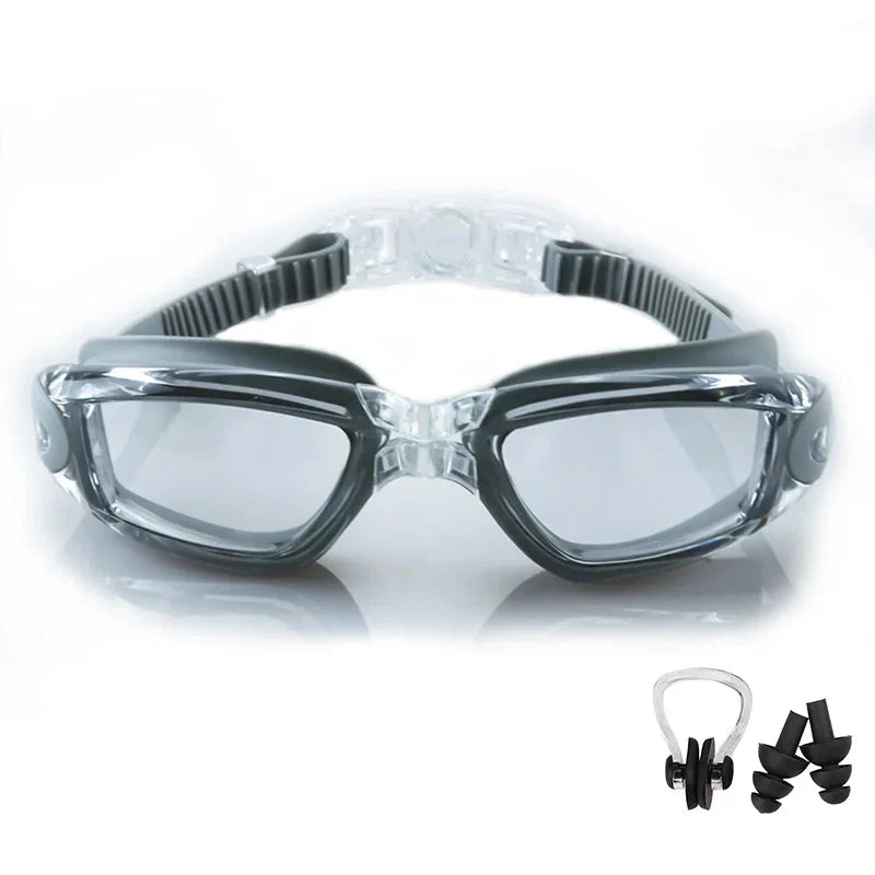 Swimming Goggles for Men & Women ā Anti-Fog UV Protection, Waterproof, Adjustable Silicone Swim Goggles for Adults & Kids