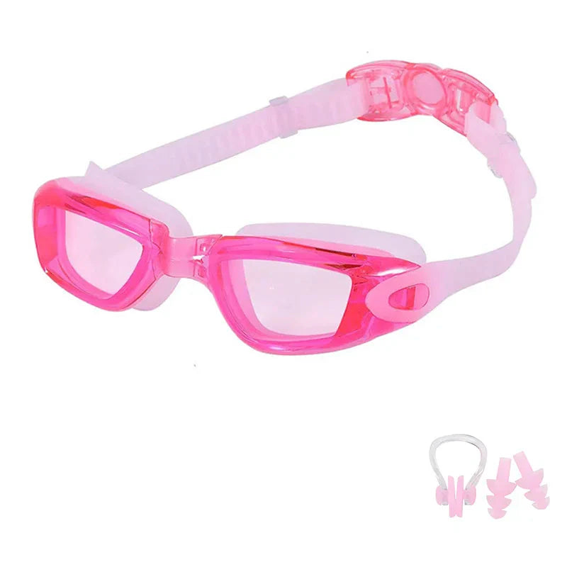 Swimming Goggles for Men & Women ā Anti-Fog UV Protection, Waterproof, Adjustable Silicone Swim Goggles for Adults & Kids