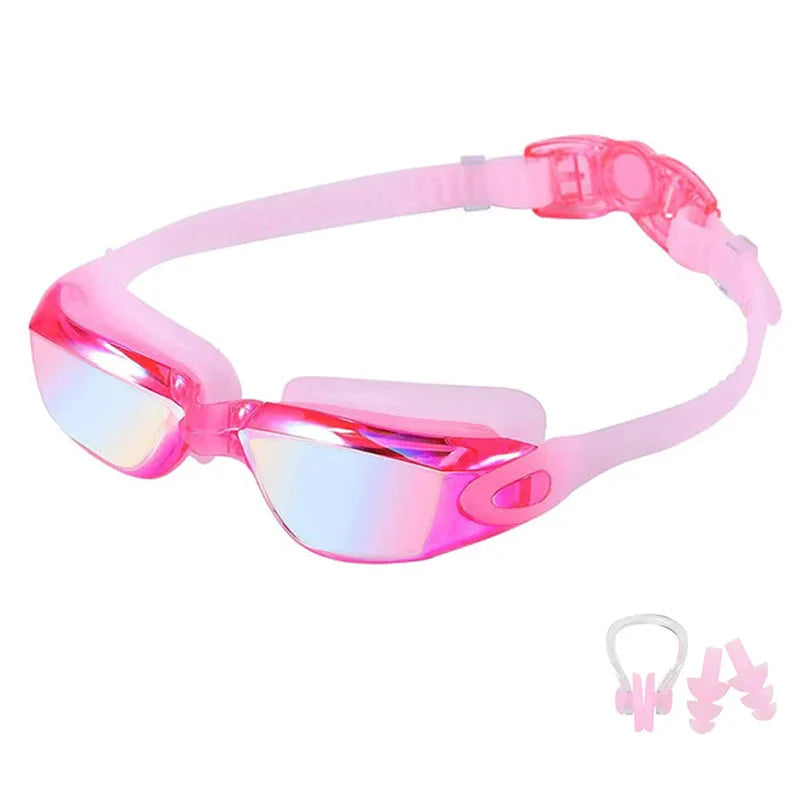 Swimming Goggles for Men & Women ā Anti-Fog UV Protection, Waterproof, Adjustable Silicone Swim Goggles for Adults & Kids