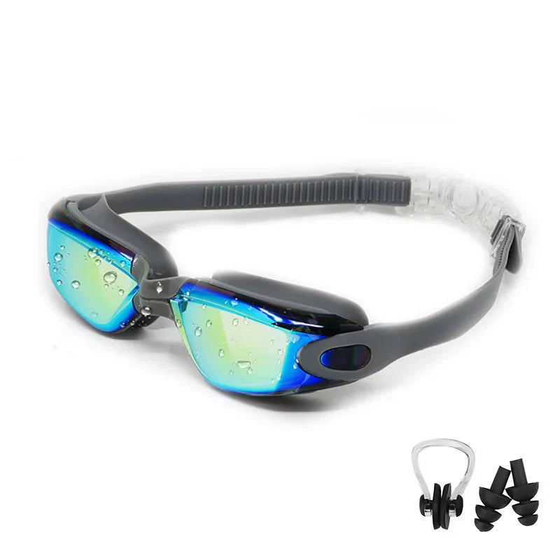 Swimming Goggles for Men & Women ā Anti-Fog UV Protection, Waterproof, Adjustable Silicone Swim Goggles for Adults & Kids