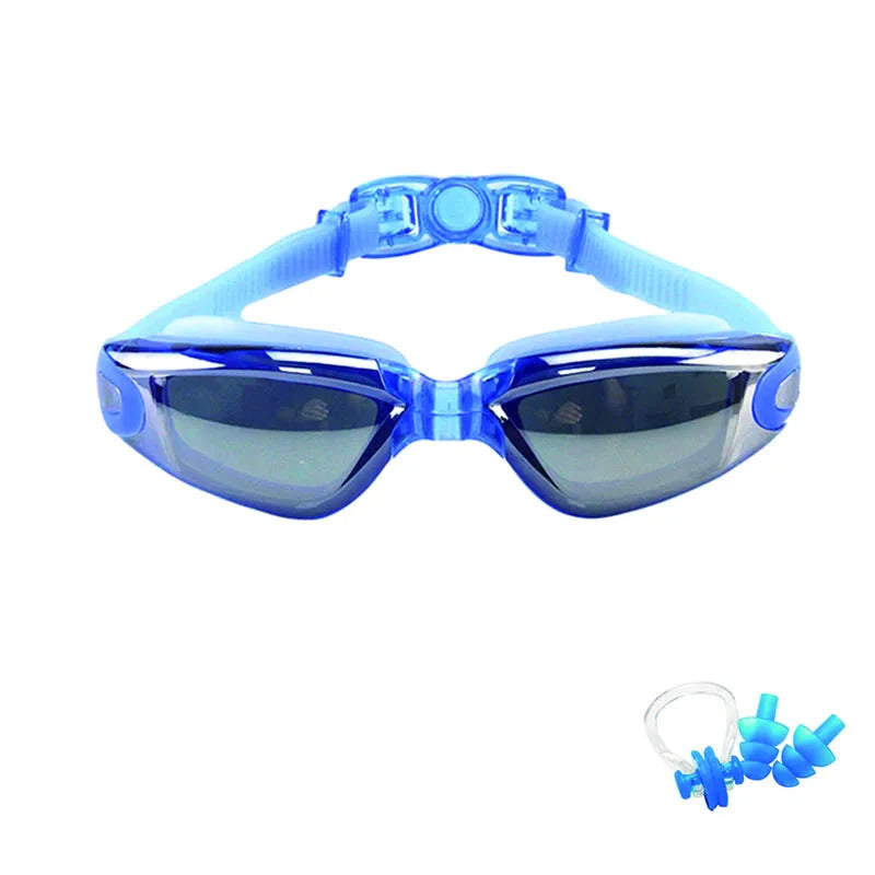 Swimming Goggles for Men & Women ā Anti-Fog UV Protection, Waterproof, Adjustable Silicone Swim Goggles for Adults & Kids