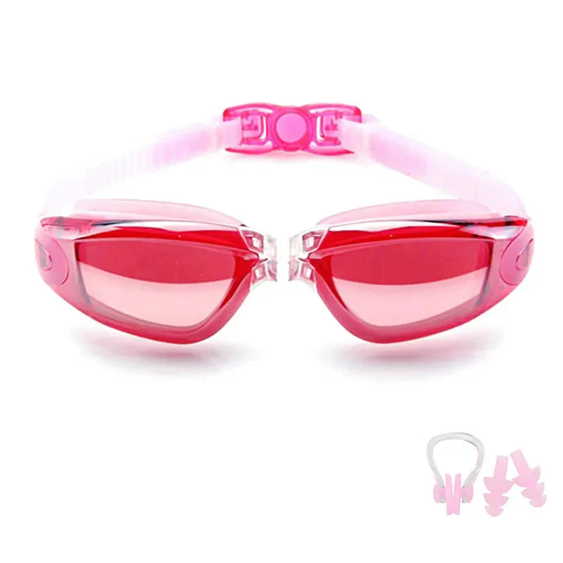 Swimming Goggles for Men & Women ā Anti-Fog UV Protection, Waterproof, Adjustable Silicone Swim Goggles for Adults & Kids