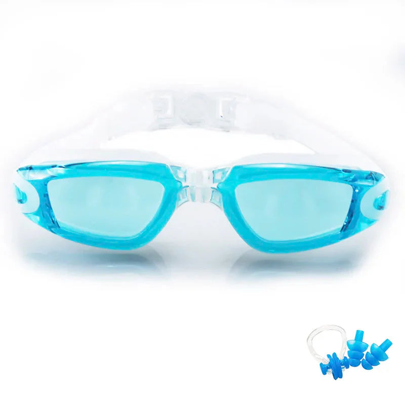Swimming Goggles for Men & Women ā Anti-Fog UV Protection, Waterproof, Adjustable Silicone Swim Goggles for Adults & Kids