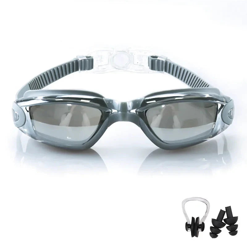 Swimming Goggles for Men & Women ā Anti-Fog UV Protection, Waterproof, Adjustable Silicone Swim Goggles for Adults & Kids