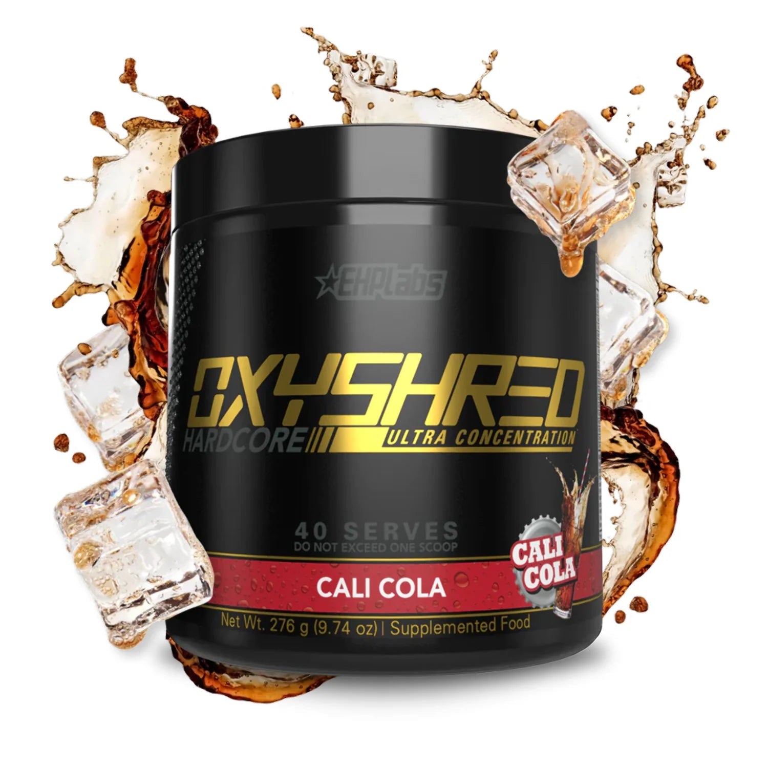 Oxyshred Hardcore Pre Workout Powder - Cali Cola, 40 Servings