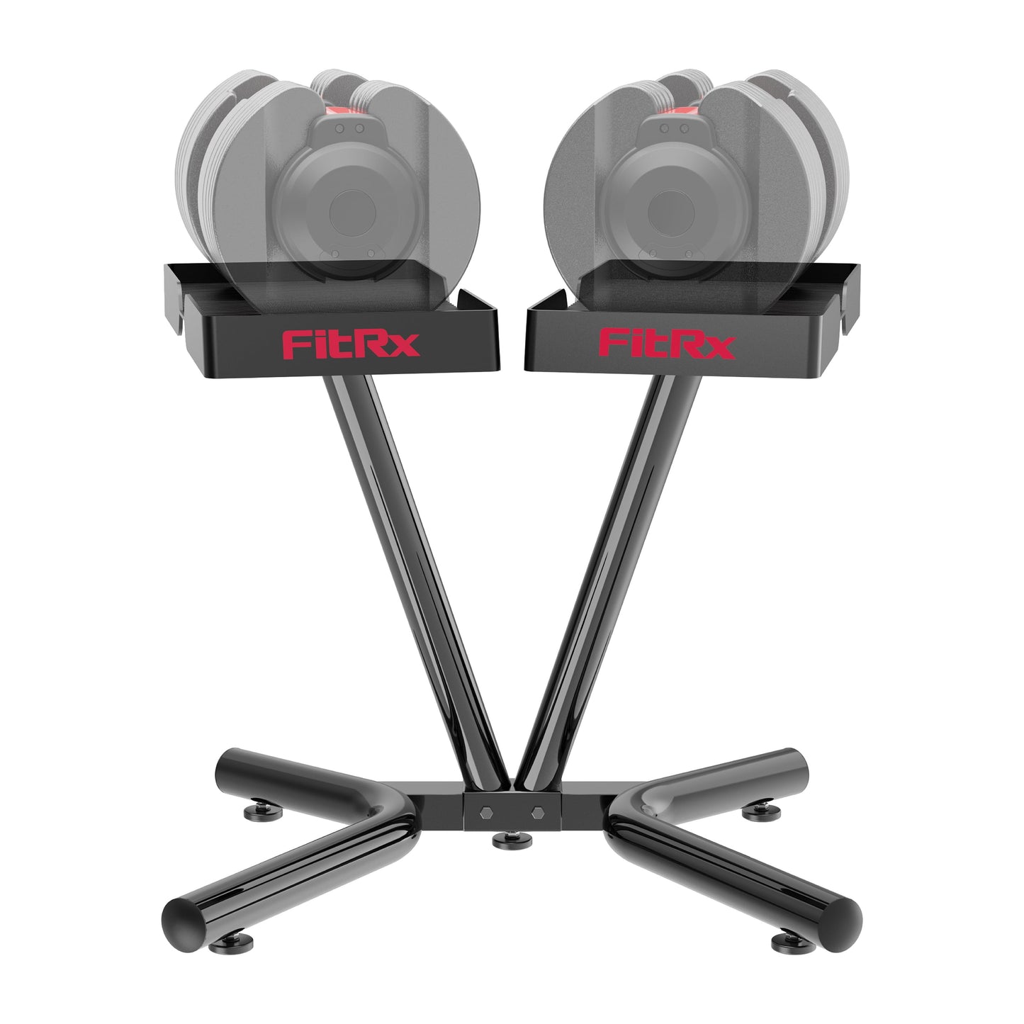 Smartrack and Smartbells Set, Dumbbell Weight Rack Stand with Two Quick-Select 5-52.5Lbs Adjustable Dumbbells