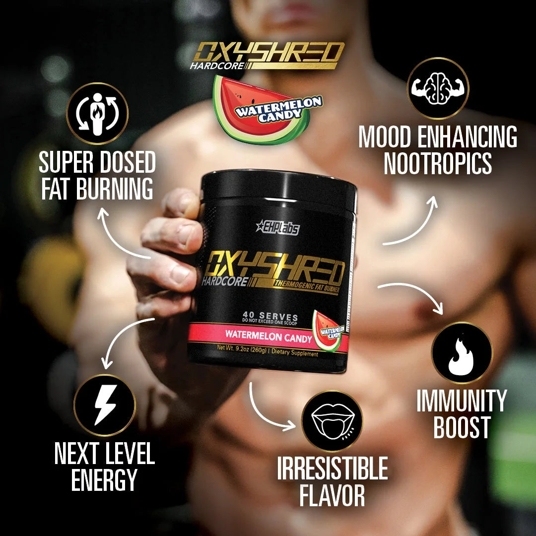 Oxyshred Hardcore Pre Workout Powder - Cali Cola, 40 Servings